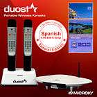 MicroKY Duostar Spanish Wireless Karaoke System   4700 Songs HMDI 