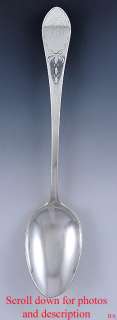 1790 AMERICAN COIN SILVER STUFFING SPOON With REST  