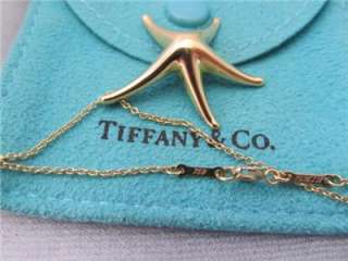 Tiffany & Co 18K Gold Elsa Peretti Starfish Necklace  