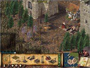 Stronghold MAC CD defend castle walls, real time military warfare 