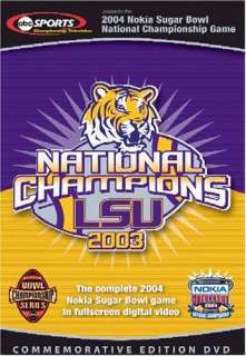2004 SUGAR BOWL DVD New Sealed LSU Tigers  