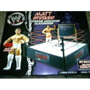  WWE Matt Striker Extreme Educator Classroom Ring + Figure 