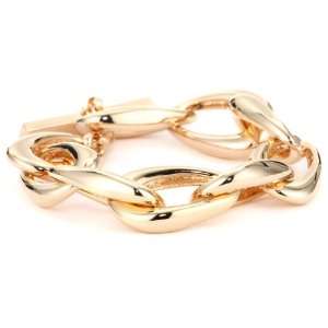    Vince Camuto Rose Gold Fashion Long Link Bracelet Jewelry