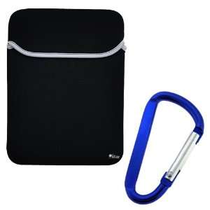  Sleeve Case + Blue Universal Belt Clip for HP TouchPad ; Samsung 