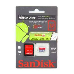  SanDisk Ultra 32GB microSDHC Card Plus Adapter (SDSDQUA 