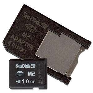  SanDisk 1.0GB Memory Stick Micro (M2) w/Adapter 
