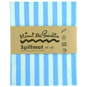  Mimi the Sardine 42 Square Spillmat, Blue Stripes Baby