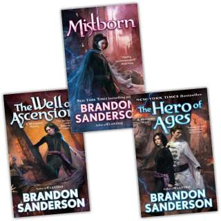   Sanderson Mistborn Collection 3 Books Set Pack New RRP £26.97