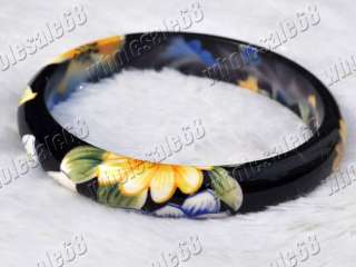 FREE wholesale 24pcs tiger skin charm resin bracelets  