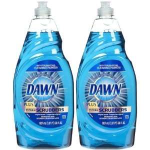 Dawn Ultra Plus Power Scrubbers Dishwashing Liquid, Original Scent, 30 