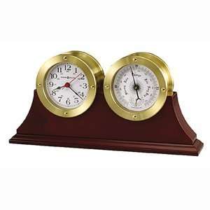   MILLER SOUTH HARBOR SET CAPTAINS CLOCK AND BAROMETER Electronics