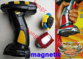 Elec Magnetic Launcher Battle Beyblade Finger Magnet Toy W/Box  