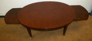   STYLE TRADITIONAL MAHOGANY w tray tables inlaid side end table  