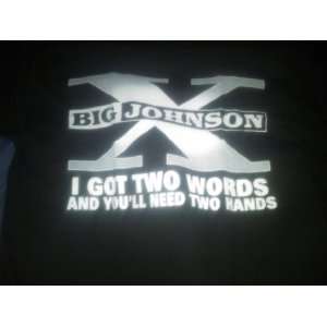  WWF WWE D Generation X Big Johnson Large (L) Black T Shirt 