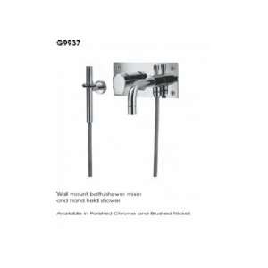 Whitehaus Wall Mount Bath/Shower Mixer w/ Diverter & Hand Held Shower 