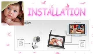 New 7 Wireless Baby Monitor Night Vision Video Camera  