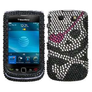 com Hard Cover Case Skin Protector for Blackberry Torch 9800   Skull 