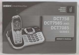 Uniden Cordless Phone Answering System w 3 Handsets Speakerphone 2.4 