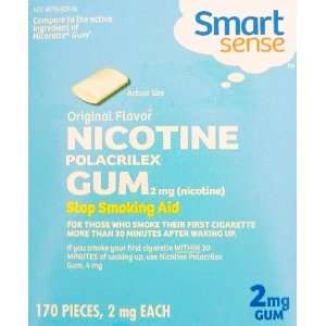  Nicotine Gum, 2 mg., original flavor, 170 pieces (Compares 