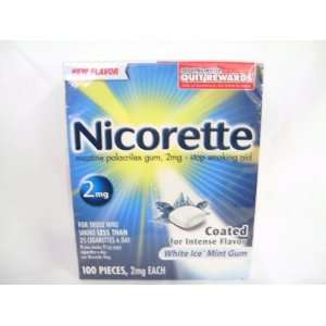  Nicorette Stop Smoking Aid 100 pieces Health & Personal 