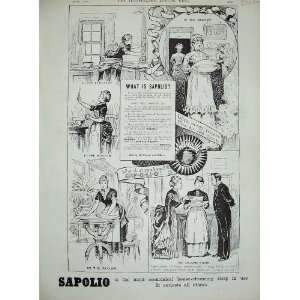   1890 Advertisement Sapolio House Cleaning Soap Kitchen