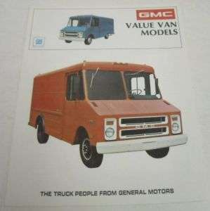 GMC 1973 Value Van Trucks Sales Brochure  