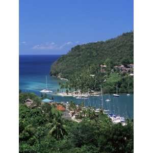  View Over Marigot Bay, St. Lucia, Windward Islands, West 