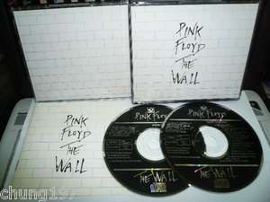 PINK FLOYD THE WALL 1979 JAPAN 2 CD USA ED CDP 1ST PRESS  