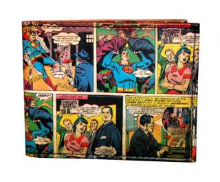 Superman Comic Page DC Comics Super Hero Bifold Wallet  