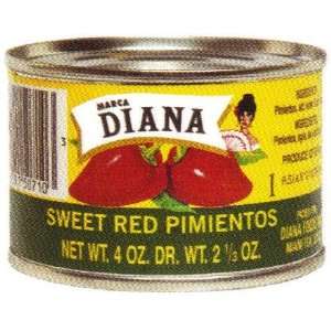 Diana Sweet Red Pimientos 4 oz Grocery & Gourmet Food