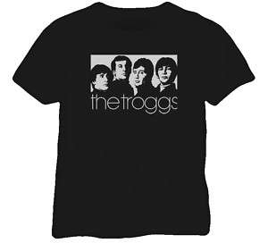 The Troggs Wild Thing Retro Music Group Black T Shirt  
