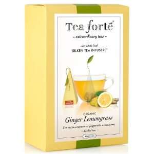 Tea Forte Gourmet Six Pack   Ginger Lemongrass  Grocery 
