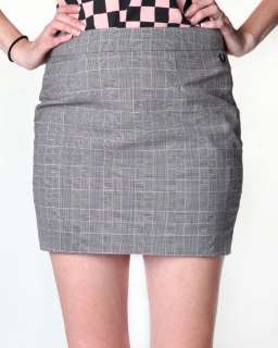 Fred Perry X Amy Winehouse Plaid Pencil Skirt   M  