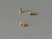 200 Brass Plate #4 x 1/4 Phillips Flat Head Screws  