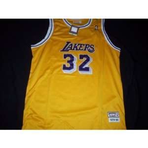   Mitchell and Ness Gold Throwback Jersey Size 54