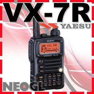 Original Yaesu VX 7R Black Professional Ham Radio Triple band 2 way 