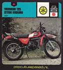 1977 YAMAHA 125 DTMX ENDURO Motorcycle PICTURE 78 CARD