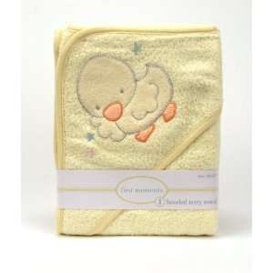  First Moments Hooded Terry Towel for Infants   Yellow Duck 