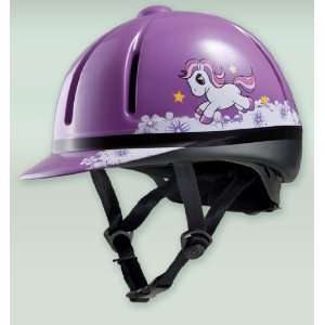  Troxel Legacy Purple Unicorn Riding Helmet medium 