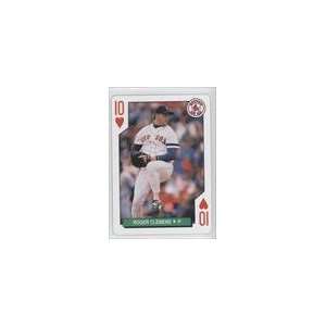  1991 U.S. Playing Cards All Stars #10H   Roger Clemens 