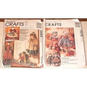  McCalls Craft Patterns # 7979 and #5985 