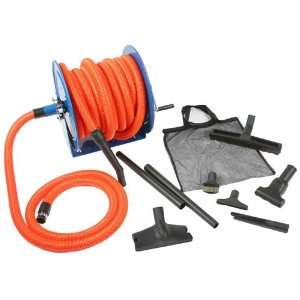   Central Vacuum Kit with 50 foot hose and Hose Reel
