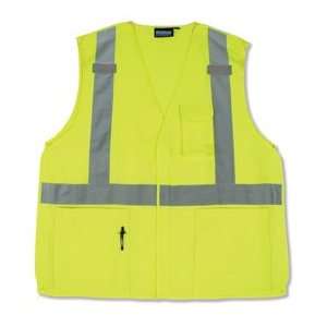  Breakaway Safety Vests   Lime (Reflective)   Large (Lot of 