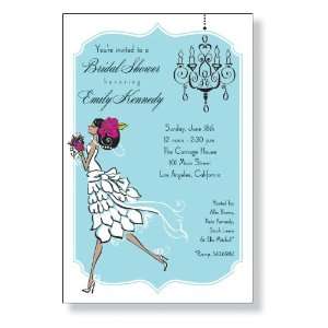  Vintage Bride Blue Party Invitations Health & Personal 