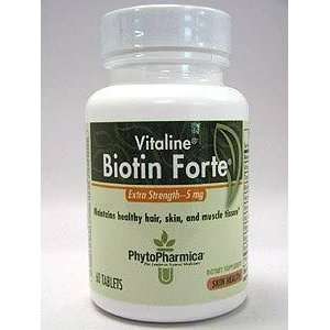  Phytopharmica Biotin Forte Extra Strength 5mg 60 tabs 