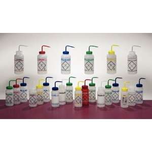 Methyl Ethyl Ketone (MEK) Wash Bottles, Low Density Polyethylene, Wide 