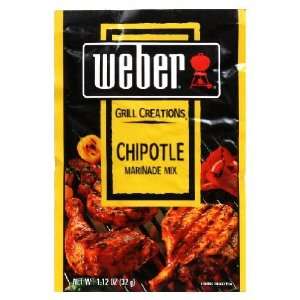 10 Pack Weber Grill Chipotle Marinade Mix 1.12 oz. Easy to use  