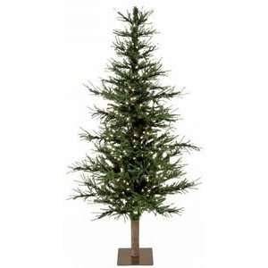   Untrimmed Jersey Pine Green Christmas Tree Pre Lit