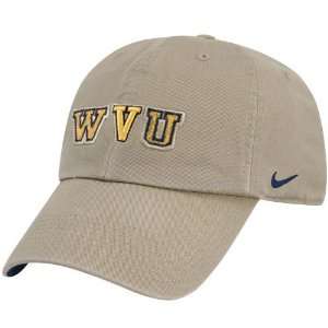  Nike West Virginia Mountaineers Khaki Mascot Campus Hat 